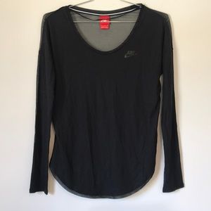 Nike Long sleeve shirt with mesh back